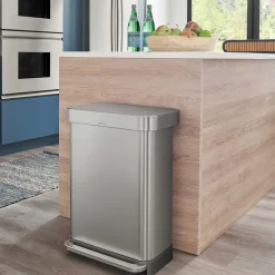 West Elm simplehuman Liner Rim Step Can