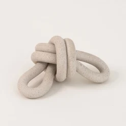 West Elm SIN Ceramic Double Loop Knot Object