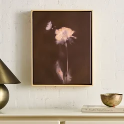 West Elm Single Dahlia Flower Wall Art by Minted for
