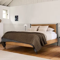 West Elm Sintra Leather Bed
