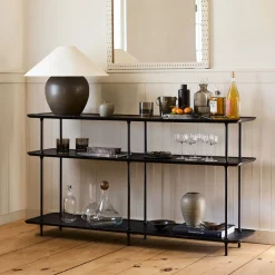 West Elm Sintra Wood & Metal Console (–)
