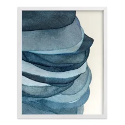 West Elm Sky Pebbles Framed Wall Art by Minted for