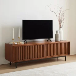 West Elm Slatted Media Console (67")