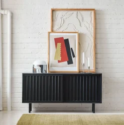 West Elm Slatted Shallow Media Console (48")