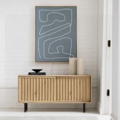 West Elm Slatted Shallow Media Console (48")