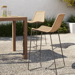 West Elm Slope Indoor/Outdoor Bar & s