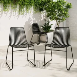 West Elm Slope Outdoor Stacking Chair