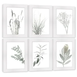 West Elm Soft Botanical Framed Wall Art