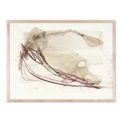 West Elm Soft Moment III Framed Wall Art by Kim Whiteside