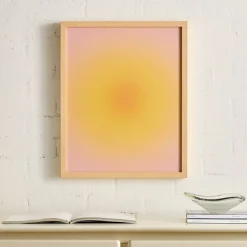 West Elm Soft Sun Wall Art by Minted for