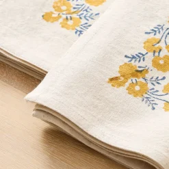 West Elm Soil to Studio Mehak Block-Printed Cotton Napkins (Set of 2)