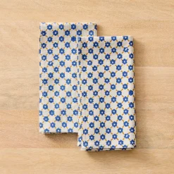 West Elm Soil to Studio Pia Block-Printed Linen Napkins (Set of 2)