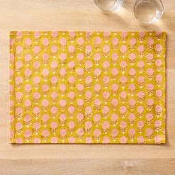 West Elm Soil to Studio Richa Block-Printed Cotton Placemats (Set of 2)