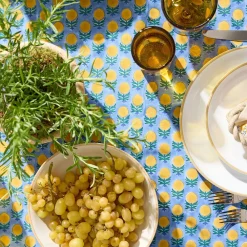 West Elm Soil to Studio Shama Block-Printed Tablecloth