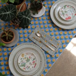West Elm Soil to Studio Shama Block-Printed Tablecloth