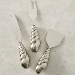 West Elm Solei Metal Cheese Knives (Set of 3)
