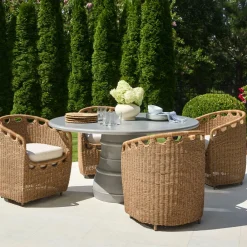 West Elm Solen Outdoor Woven Dining Chair