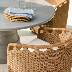 West Elm Solen Outdoor Woven Dining Chair