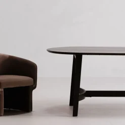 West Elm Solid Oak Oval Dining Table