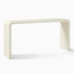 West Elm Solstice Painted Raffia Console (60")