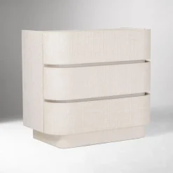 West Elm Solstice Painted Raffia 3-Drawer Dresser (35")