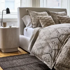 West Elm Solstice Painted Raffia Nightstand (20")