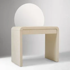 West Elm Solstice Painted Raffia Vanity (36")