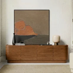 West Elm Solstice Wood Media Console (–)