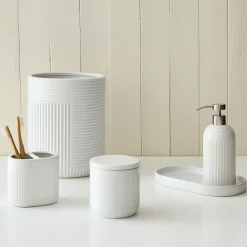West Elm Speckled Stoneware Bath Accessories