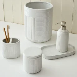 West Elm Speckled Stoneware Bath Accessories