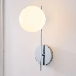 West Elm Sphere & Stem Shade - Milk