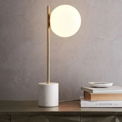 West Elm Sphere & Stem Table Lamp (22")