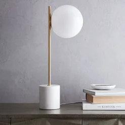 West Elm Sphere & Stem Table Lamp (22")