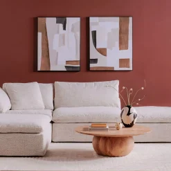 West Elm Spherical Base Coffee Table (–)