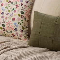 West Elm Spring Botanical Pastel & Throw Set