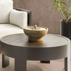 West Elm St. Helena Cast Stone Tabletop Fountain