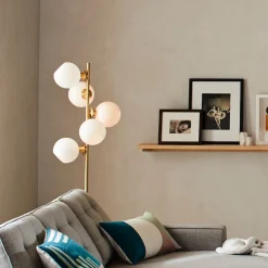 West Elm Staggered Glass 5-Light Floor Lamp (60")