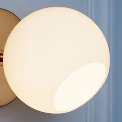 West Elm Staggered Glass Partial Shade - Open Side (Milk)