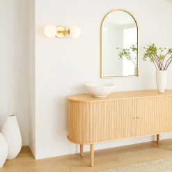 West Elm Staggered Glass Sconce - Double