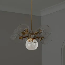 West Elm Staggered Glass Shade - Open Bottom