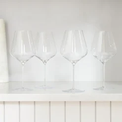West Elm Starlight Lead-Free Crystal Red Wine Glass Sets