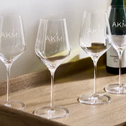 West Elm Starlight Lead-Free Crystal White Wine Glass Sets