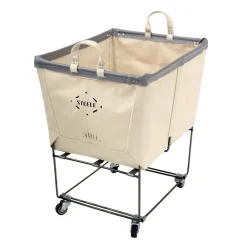 West Elm Steele Canvas Elevated Basket on Wheels