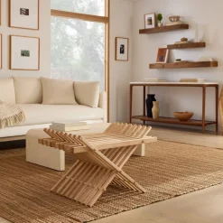 West Elm StoneWon Designs Co. Modern Maple Folding Bench & Table