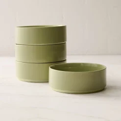West Elm Straight-Sided Stoneware Cereal Bowl Sets