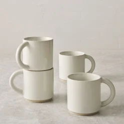 West Elm Straight-Sided Stoneware Mug Sets