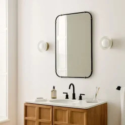 West Elm Streamline Pronged Mirror
