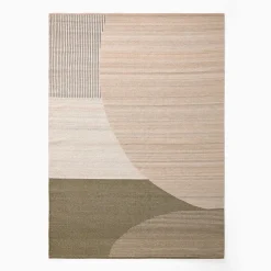 West Elm Striped Arch Outdoor Performance Rug
