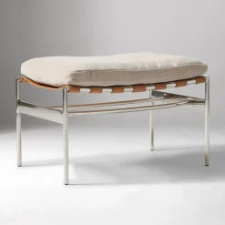 West Elm Stuart Sling Ottoman