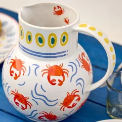 West Elm Summer Bliss Crab Pitcher